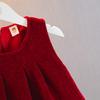 Ensemble Robe Fille Doublée Polaire Automne/Hiver 2025: Tenue de fête tendance pour les enfants d'un an