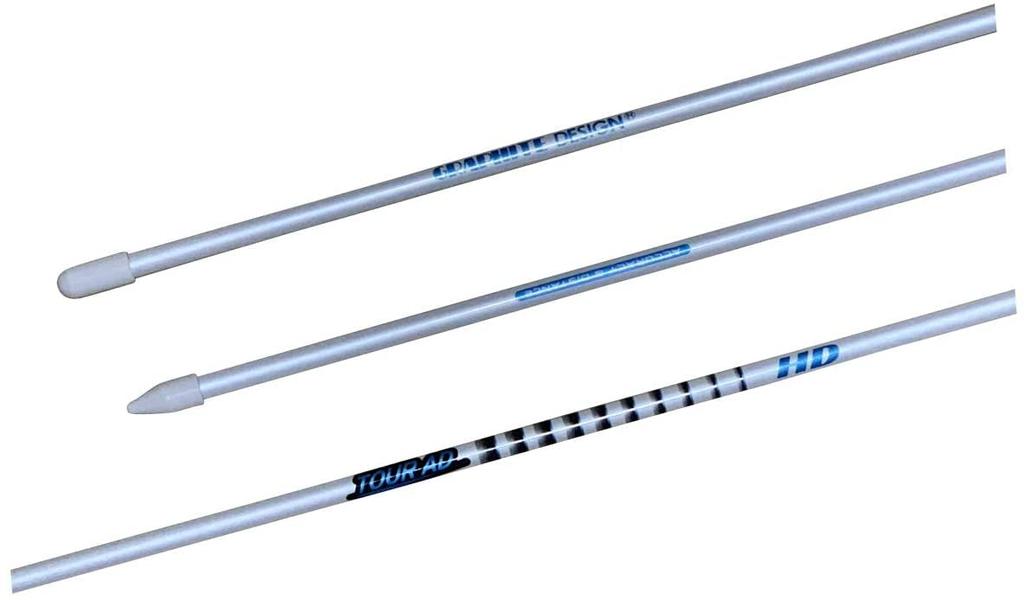 Tour AD Swing Practice Alignment Sticks (Set of 2) by Graphite Design (White)
