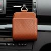 Auto Parts Universal Car Mobile Phone Bag PU Leather Car Auto Air Outlet Coin Bag Case