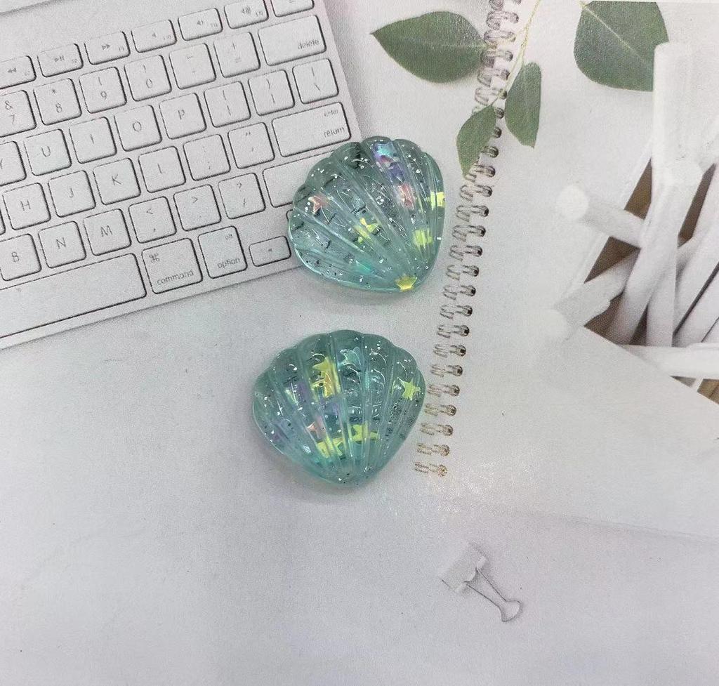 DIY Resin Sequin Imitation Shell Phone Case, Shoe Buckle, Storage Box & Ornament Supplies