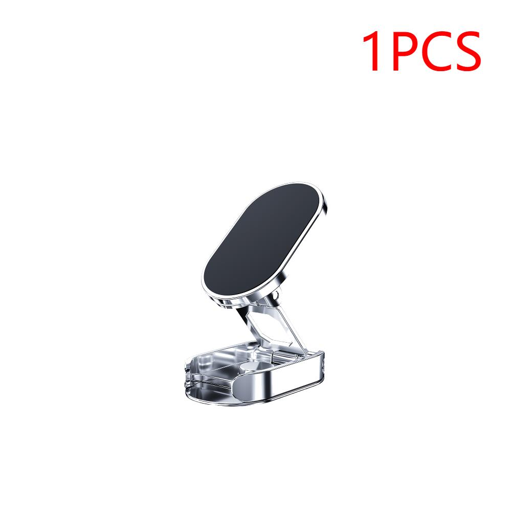 1-3PCS Magnetic Car Phone Holder 720 Rotatable With Magnetic Sheets Foldable Car Navigation Holder Smartphone Mobile Stand