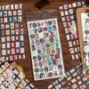 1 Set of Vintage Number Letter Stickers, Number Stickers for Scrapbooking, 6pcs Letter Stickers for Diary Decoration, Notebook
