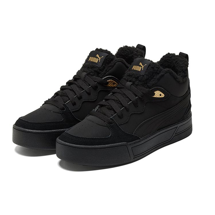 Puma Skye Series Demi Retro Mid-Top Sneakers Women Sneakers Black 381151-01