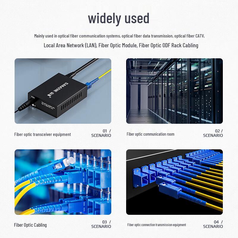 Sanze Telecom Grade LC-LC Single-mode Dual Core Fiber Optic Patch Cord