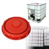 IBC Tote Lid Cover with Vent Hole Red 9.6inch ,Heavy Duty ,IBC Water Tank Cap Storage