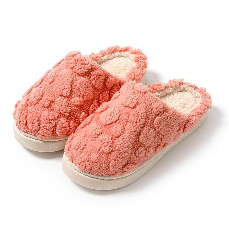 

2024 Плюшевые Хлопковые Домашние Тапочки: Нескользящие, Теплые и Уютные для Мужчин и Женщин 40-41