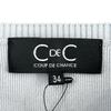 COUP DE CHANCE Plain Long Sleeve Knit Light Blue Women 34 Docking Pro Over Used