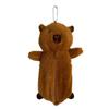 Zipper Capybara Plush Pen Bag Animal Doll Capibara Plush Pencil Pouch  Office