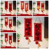 Chinese Style 2025 Snake Year Wall Hanging Spring Festival Couplet  New Year Scene Decoration