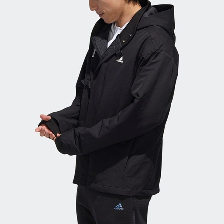 Adidas Casual Sports Jacket Men Outerwear Black GM4464