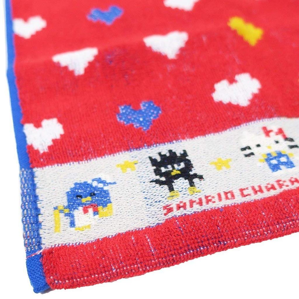 Marushin Sanrio x TOKYO Heart Pixel Face 34 x Cotton Jacquard Product 3005027000 PiXEL. Towel, 80cm, 100% Towel, Number