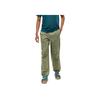 Solid Color Mid-Rise Pocket Casual Pants Men Bottoms Green 1156191-SEAM