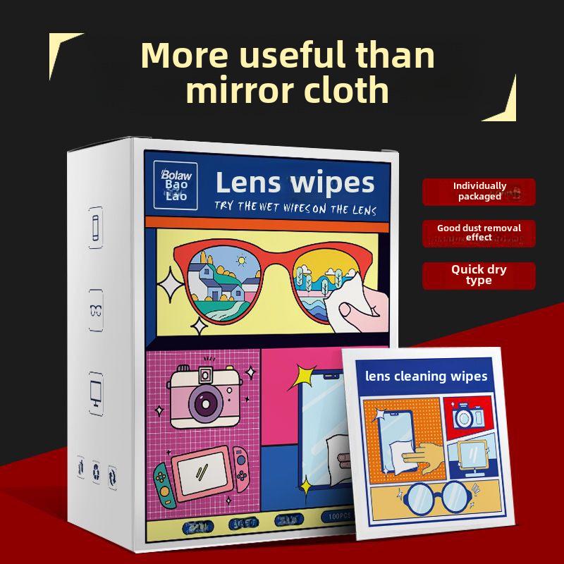 Quick-Dry Anti-Fog Lens & Screen Wipes - Portable & Disposable