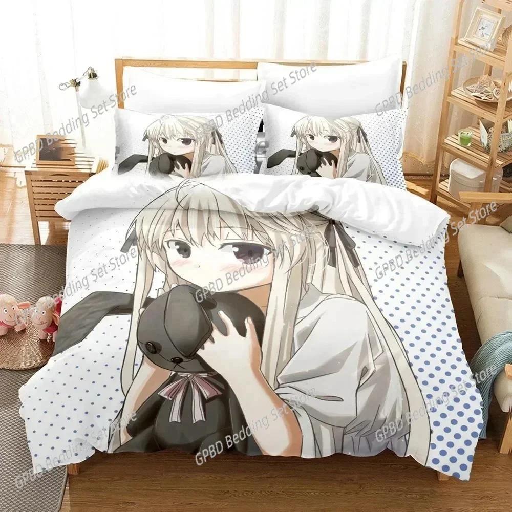 Comforter 3D Printed Yosuga No Sora Kasugano Bedding Set Bedroom Soft Modern S Comefortable