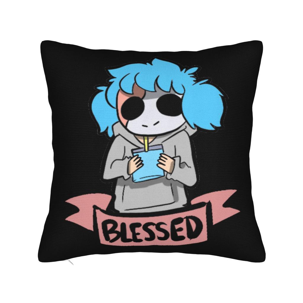 Sally Face Horror Game Pillowcase Soft Polyester Cushion Cover Decor Sal Fisher Throw Pillow Case Cover Home Square 40*40Cm