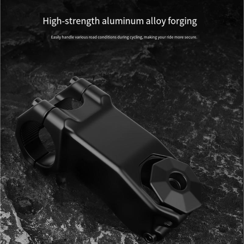Aluminum Alloy Risers Bicycles Stem -15 Degree Adjustable Bike Stem High Strength Light Weight Bicycles Stem Enduring