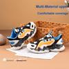 Li-Ning Cloud Shock Absorbing Lightweight Non-Slip Casual Shoes Kids Shoes Black Gray YKCQ198-23