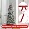 24pcs Velvet Bow Tie Christmas Party Hanging Accessories
