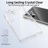 Hybrid Clear Case for Samsung Galaxy S25 Edge S24 Ultra S23 Plus S22 S21 Fe A55 5G A35 A15 A25 2025 Anti Yellowing Transparent Phone Cover Accessories