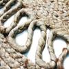 DECO Rug Jute Diam 120 Cm - Wave Lace