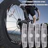 1-20pcs Bike Spoke Reflector Plastic Fixed Rain Sun Protection Bicycle Parts For Mountain Bike Outdoor Riding Accessories