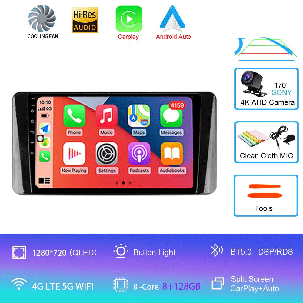 Android 14 For Volkswagen Polo Mk6 VI 6 2020 - 2022 Car Radio Multimedia Video Player Navigation Carplay WIFI BT 2Din 2 Din DVD