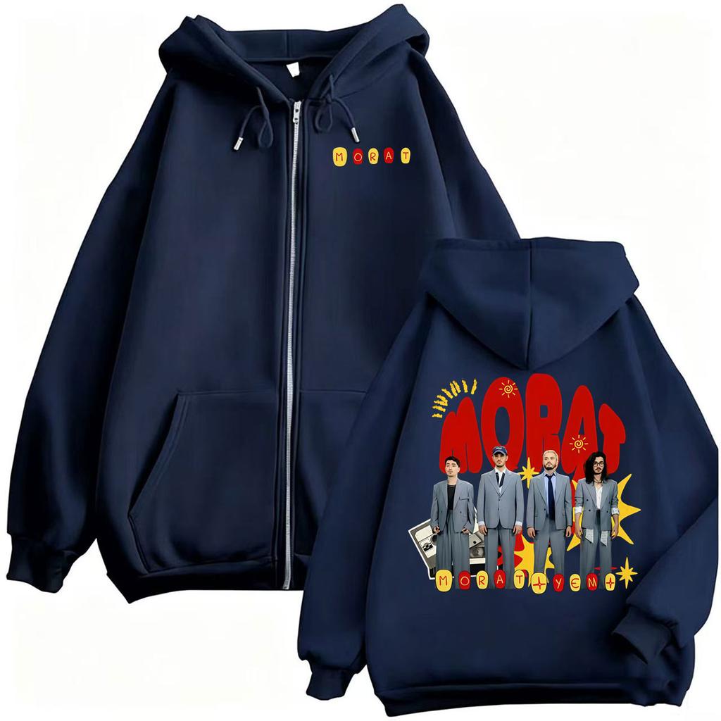 Band Morat Yem Music Album Zipper Hoodies Men Women Sweatshirts Jacket Coats Casual Fleece Zip Up Pullovers