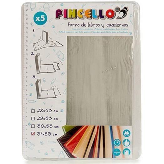 Pincello Self-adhesive Cover Paper 31 X 53 Cm White Paper 5 Parts