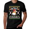 Funny Corgi Lover Ugly Christmas Sweater Tshirt Antiwrinkle Short Sleeve Tshirt