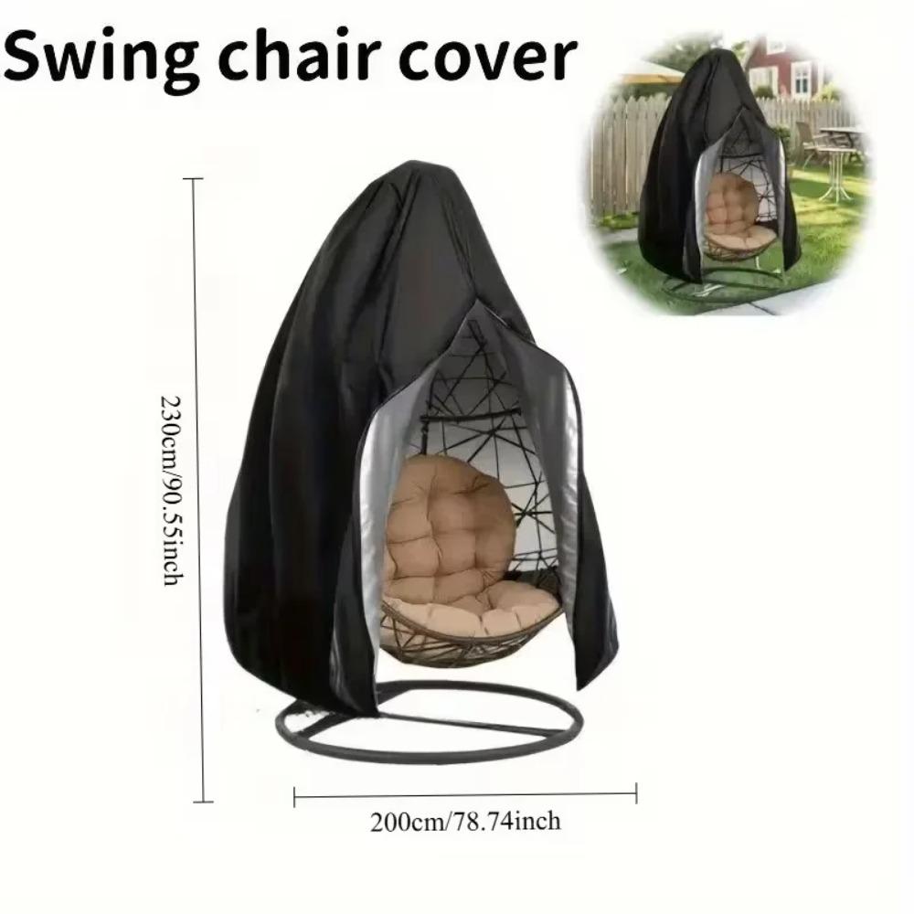 Waterproof Heavy Duty Patio Hanging Egg Chair Cover Single/Double Seat Cocoon Swing Chair Protector Garden Dust Cover