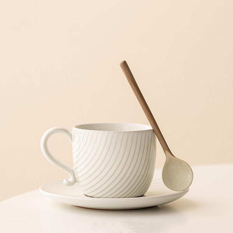 Japanese Retro Ceramic Coffee Cup High Beauty  Mug Milk Cup Juice Beverage Cup Household Breakfast Cups Tea Cups Water Cups