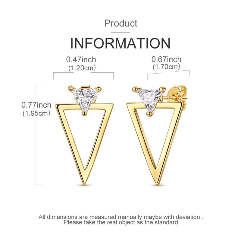 Gold Serie Hoop Earrings 925 Silver Sparkling Irregular Shape Feather Star Earrings Stud for Woman Girl Jewelry Gift