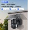 4K Solar Charge 8MP HD IP Camera 4G PTZ Dual Lens 12X Zoom Outdoor Waterproof Security CCTV Cam WIFI Surveillance Camera