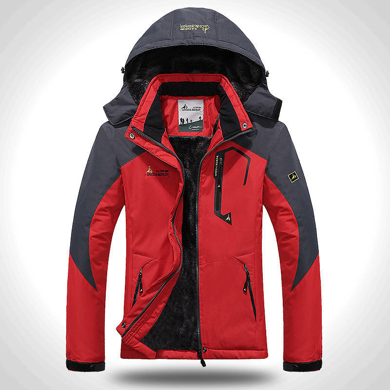 Shoelife Abbigliamento da esterno a maniche lunghe Abbigliamento da alpinismo da uomo Abbigliamento caldo Abbigliamento antivento