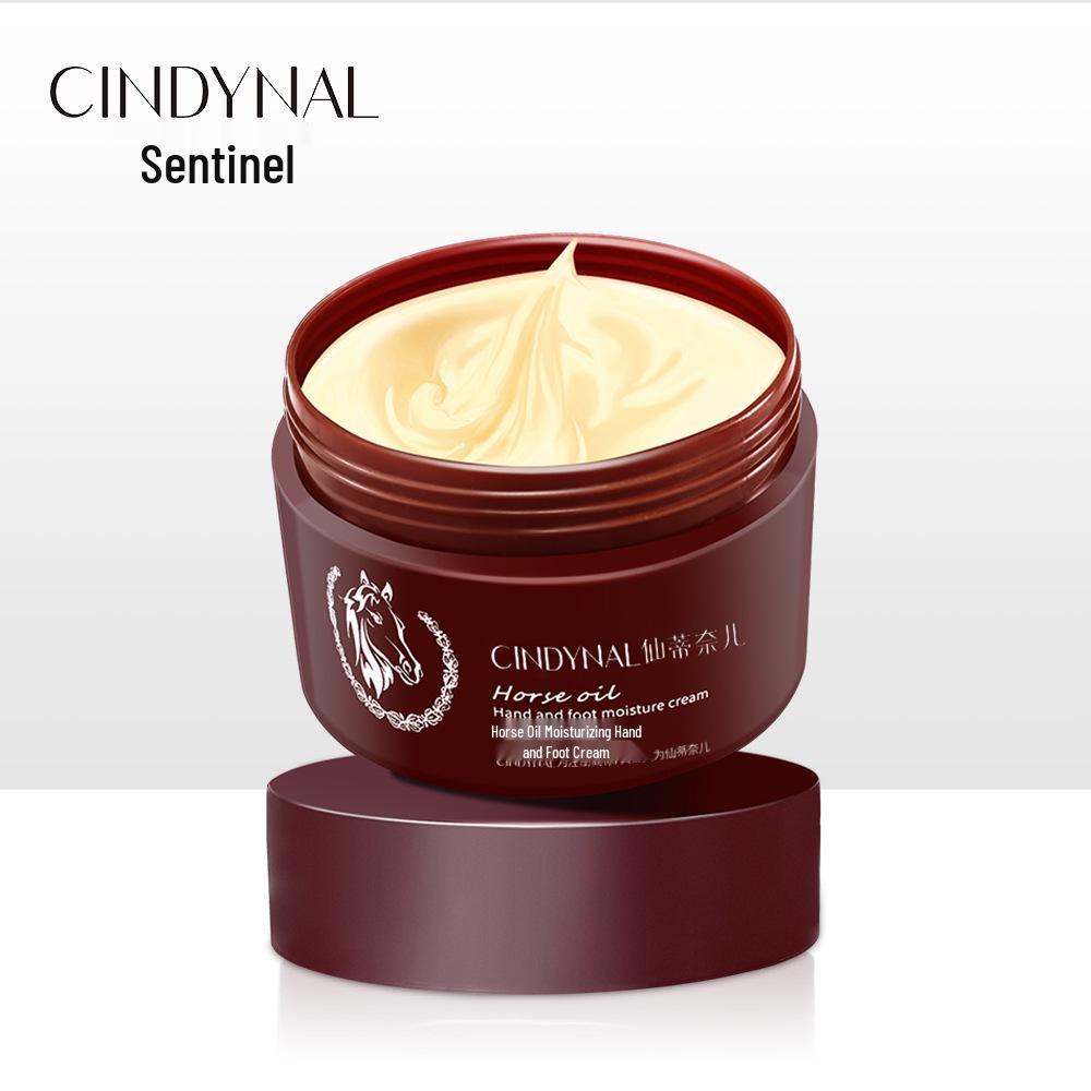 Cindy Nair Krem Nawilżający do Rąk i Stóp z Olejem Końskim na Pęknięcia Pięt i Spierzchniętą Skórę, Do Użytku Jesienno-Zimowego.