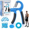 Professional Trainer Hand Gripper Set Crank Handle High Resistance Adjustable Grip Strengthener for Forearm Exercise Improves