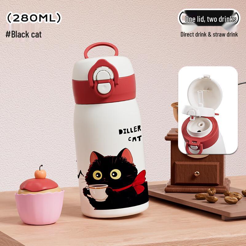 

Diller Dual-Use Lid Insulated Water Bottle for Women