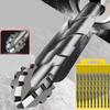 4Piece Eccentric Drill Bit Bevel Tip With Four Edge Sawtooth Design for Hard Tile Ceramic Glass Marble and Concrete