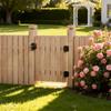 Self Locking Gate Latch Lockable Latch Key Fence Lock Outdoor Gate Hardware Versatile Adjustability Pull Cable Self-Locking Door