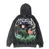 Naruto Vintage Oversized Hooded Jacket - Japanese Anime Style (Autumn/Winter)