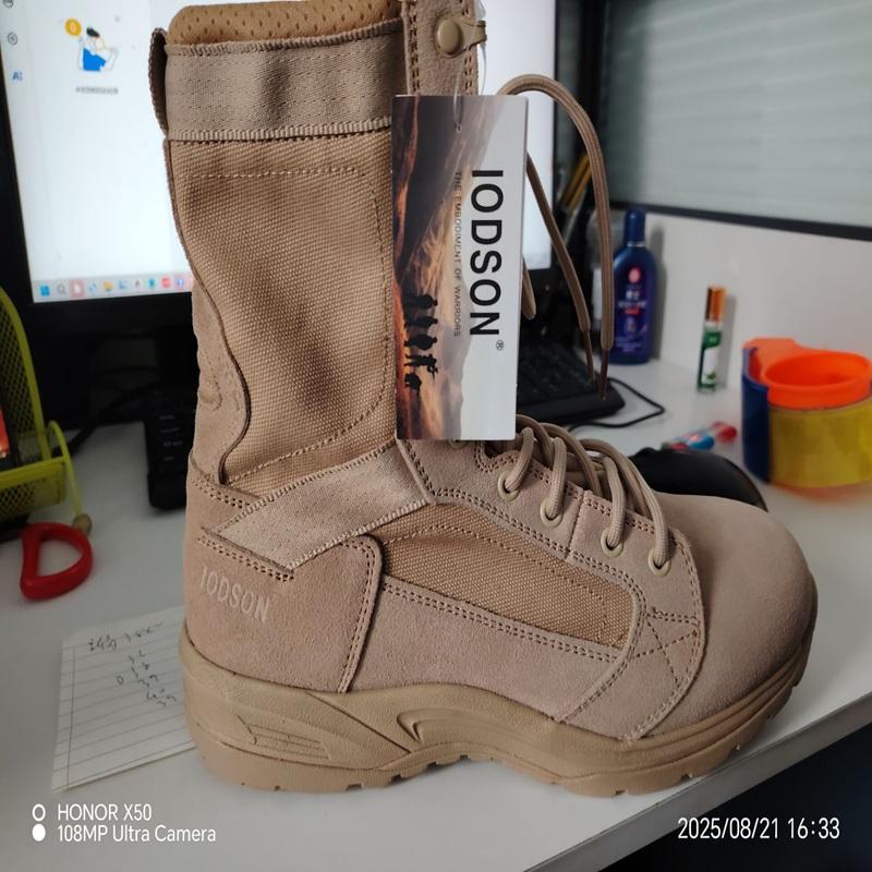 Ultra-light Men Outdoor Hiking High-top Summer Breathable Wear-resistant Non-slip Tactical Desert Boots