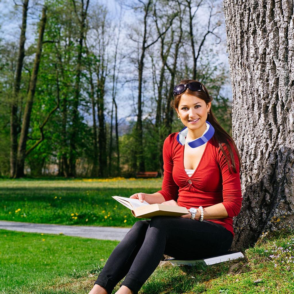 outdoor sports neck cooling tube Reusable Ice neck wrap summer Heatstroke Prevention neck cooler for Camping Running Backpacking