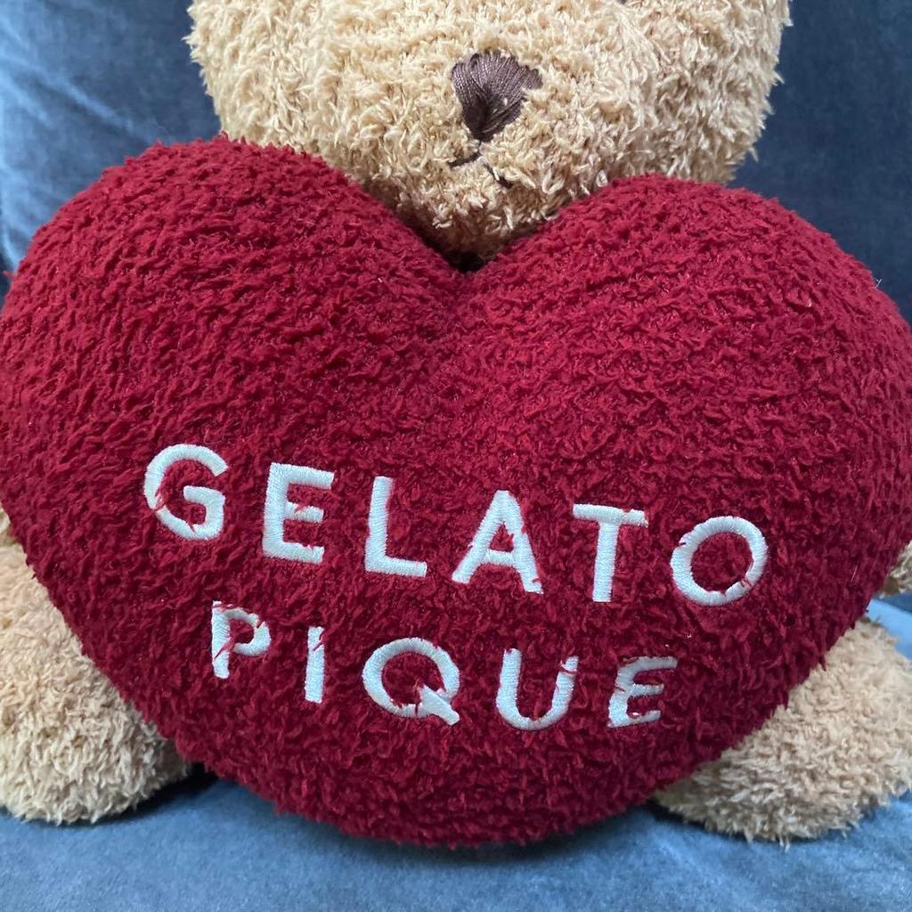 [USED] Gelato Pique Teddy Bear Heart Plush Toy Bear Gelato Pique