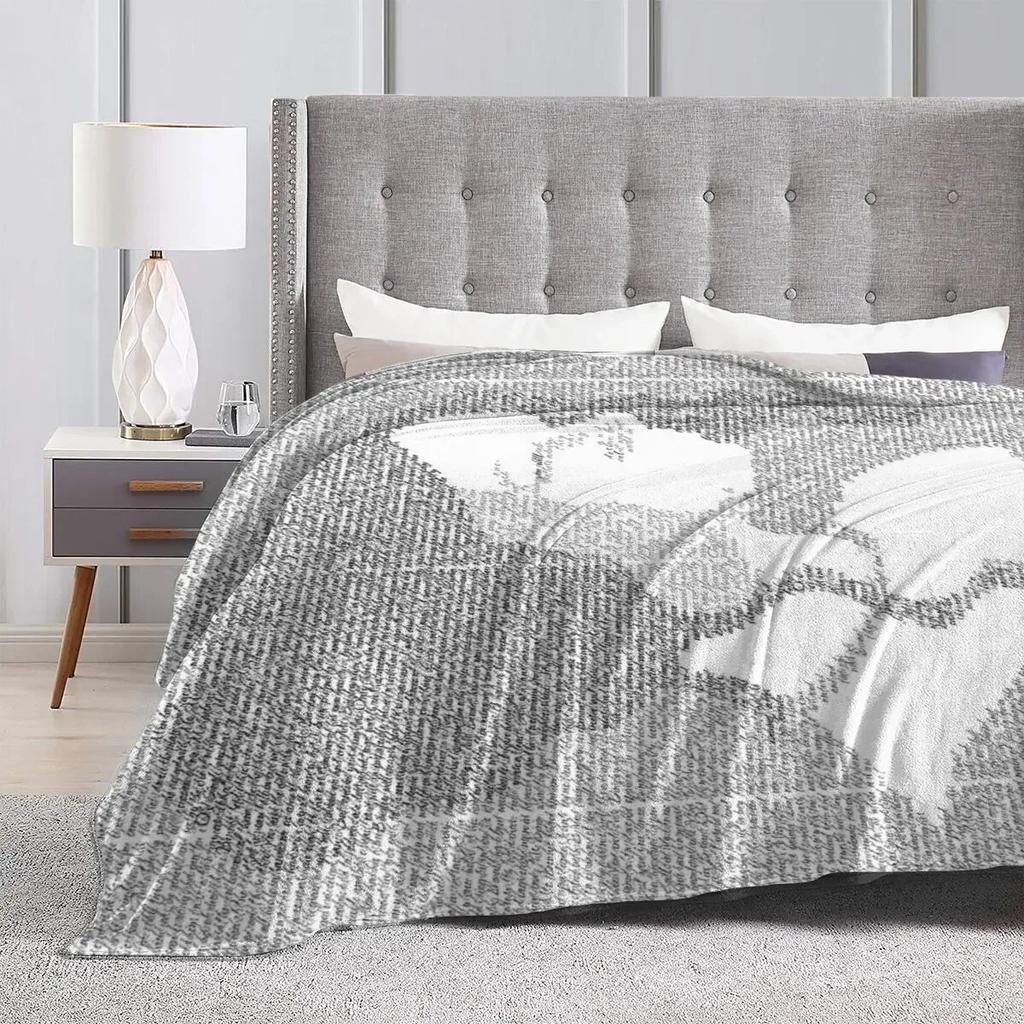 Flannel Throw Blanket Pride And Prejudice Blankets Soft Bedspread Warm Plush Blanket for Bed Living Room Picnic Travel Home Sofa