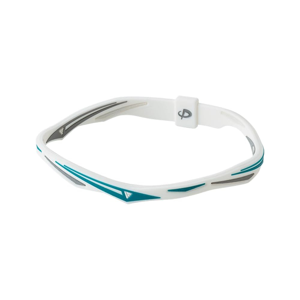 Phiten Rakuwa Extreme Twist Anklet White 23cm with Metax Technology