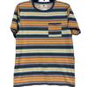 On The Byas Hemd Herren Klein S Gestreiftes Taschent-Shirt Mehrfarbig PacSun Rundhals Unisex T-Shirt