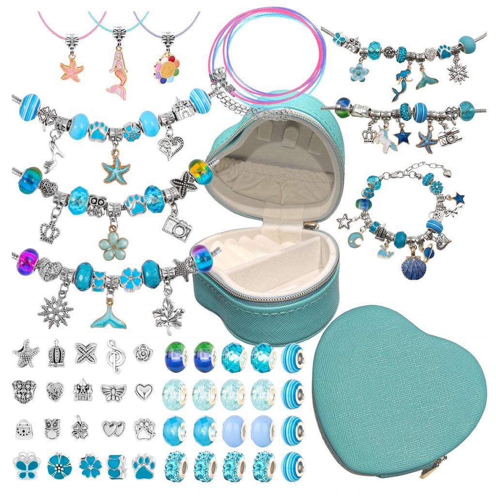 Jewelry Making Kit for Girls: Bracelets, Necklaces, Charms
