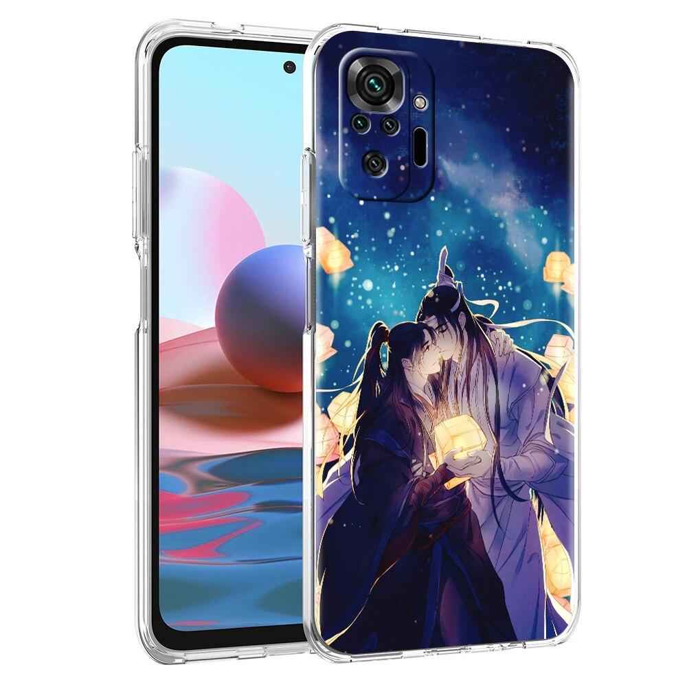 Grandmaster Mo Dao Zu Shi Anime Luxury Phone Case For Xiaomi Redmi Note 11 10 9S 9 8 Pro 7 8T 9C 9A 8A K40 Pro+ Soft Clear Cover