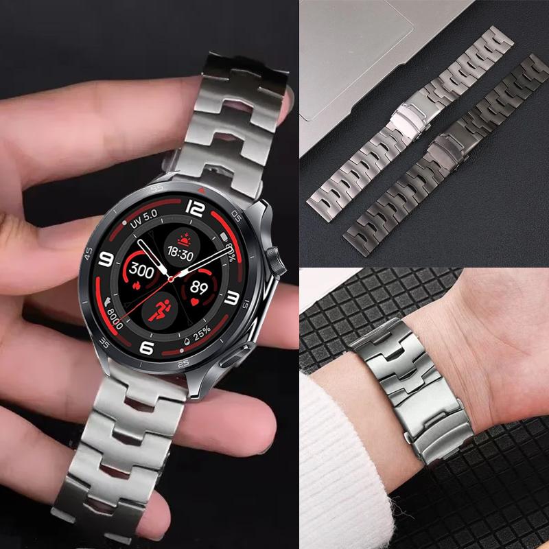 Correa de Titanio de Lujo de 22 mm Para OnePlus Watch 3/2/2R/OnePlus 46 mm Pulsera de Repuesto Para Huawei Watch GT5Pro 46 Xiaomi Watch S5 Samsung 22MM