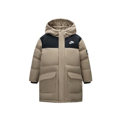 Nike Piumino Caldo Confortevole Casual Con Cappuccio Giacche Bambino Lino NY2442031GS-002